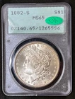 🔥1882-S Morgan Dollar $1 PCGS MS65 - OGH IST GEN AND CAC! L👀KS PL!!!🔥