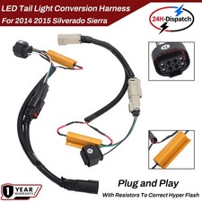 For 2014 2015 Chevy Silverado Sierra To 16 -18 Led Tail Light Conversion Harness For 2014 2015 Chevy Silverado Sierra To 16 -18 Led Tail Light Conversion Harness