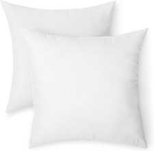Square Hypoallergenic Pillow Insert, down Alternative Fiberfill, Sofa Bed Couch