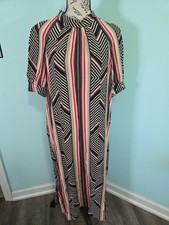 Anthropologie McKenzie Mock Neck Tunic Midi Dress medium 
