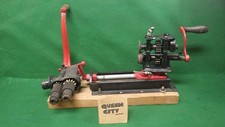 Pair Vintage Peck Stow & Wilcox Sheet Metal Bead Rollers/Crimpers w/Mount Pexto