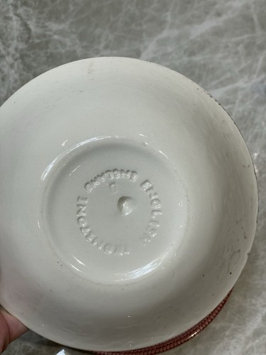 Red Transferware Set Mason’s Vista Red Transferware Ironstone Plates & Bowls Set of 8 ...