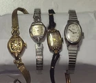 Four Vintage Ladies Watches - Bulova/Speidel, Elgin/Kreisler, Timex - 10k GF/RGP