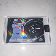 2026 Topps Chrome Black Paint It Autographs Jac Caglianone #PIA-JC card