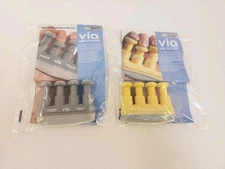 2 VIA Hand Exerciser, Finger Exerciser Hand Grip Strengthener Gripmaster Light