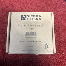 NEW Sierra Clean Replacement Facial Cleansing Brush Heads 4 Deep Pore Brushes