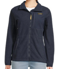 NWT L.L. Bean Mountain Classic Windproof Fleece Jacket Zip Front Blue LP