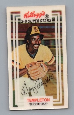 GARRY TEMPLETON 1983 KELLOGG'S PADRES