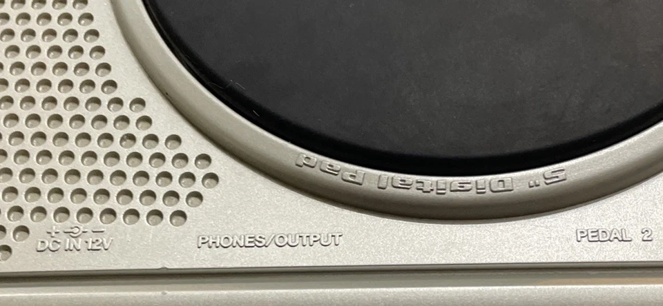 Bateria/cabo elétrico Yamaha bateria digital percussão 7 almofadas MIDI, incluindo DD-55C - Imagem 3 de 4