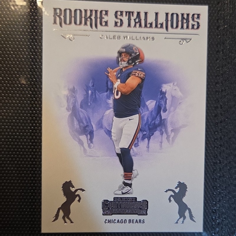 Panini 2024 Contenders Rookie Stallions Caleb Williams Bears #RS-7 Rookie Insert