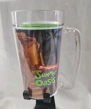 6” Tall 1993 Snap On Summer Oasis edition Thermo-Serv mug Insulated NEW.
