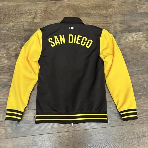 Nike San Diego Padres 2026 MLB Dugout Bomber Jacket XS image 6