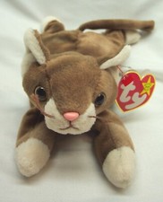 TY 1997 Beanie Baby POUNCE THE BROWN CAT 7" Plush STUFFED ANIMAL Toy NEW