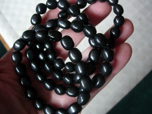 Schungit poliert Nugget Stein Armband Neuware - Bild 4 von 9