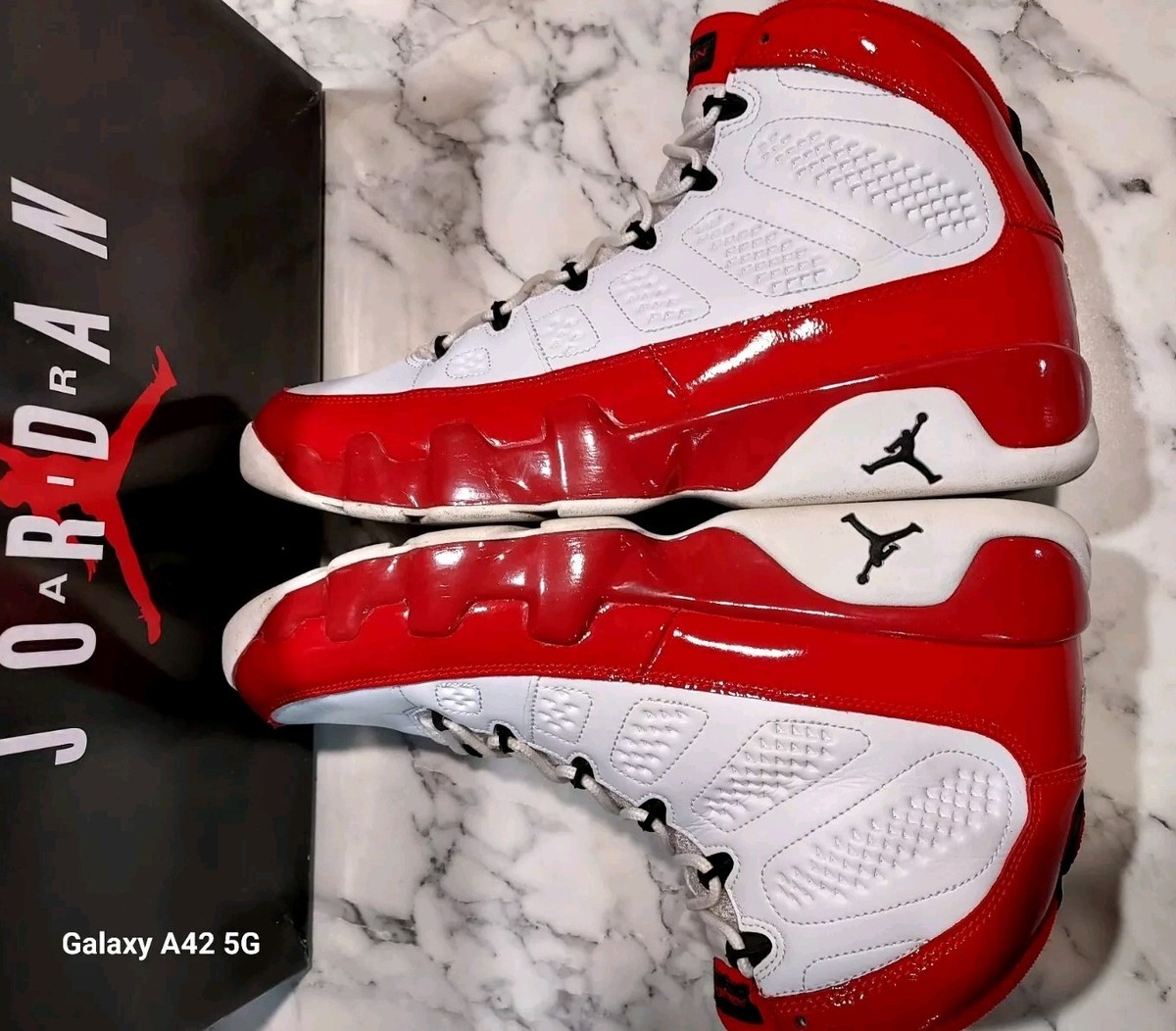 Air Jordan 9 Retro Gym Red, orig box,size 11 gently used, no