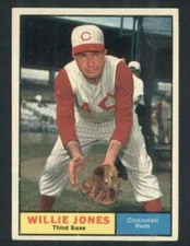 1961 Topps #497 Willie Jones NM/NM+ Reds 73117 