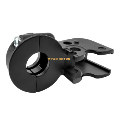 Clutch Lever Perch Mount Bracket Black for Harley Davidson Dyna FXDL FXDWG 96-10