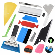 13in1 Car Window Tint Vinyl Squeegee Wrapping Tools Micro Squeegee Knife Kit USA