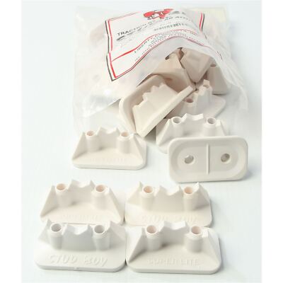 Stud Boy Super-Lite Pro Series Double Backers .75'' - 24/Pack White 2522-P1-WHT