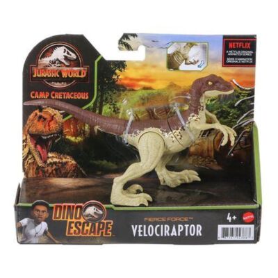 Jurassic World Velociraptor Dinosaurier Dino Escape Fierce Force Figur Mattel
