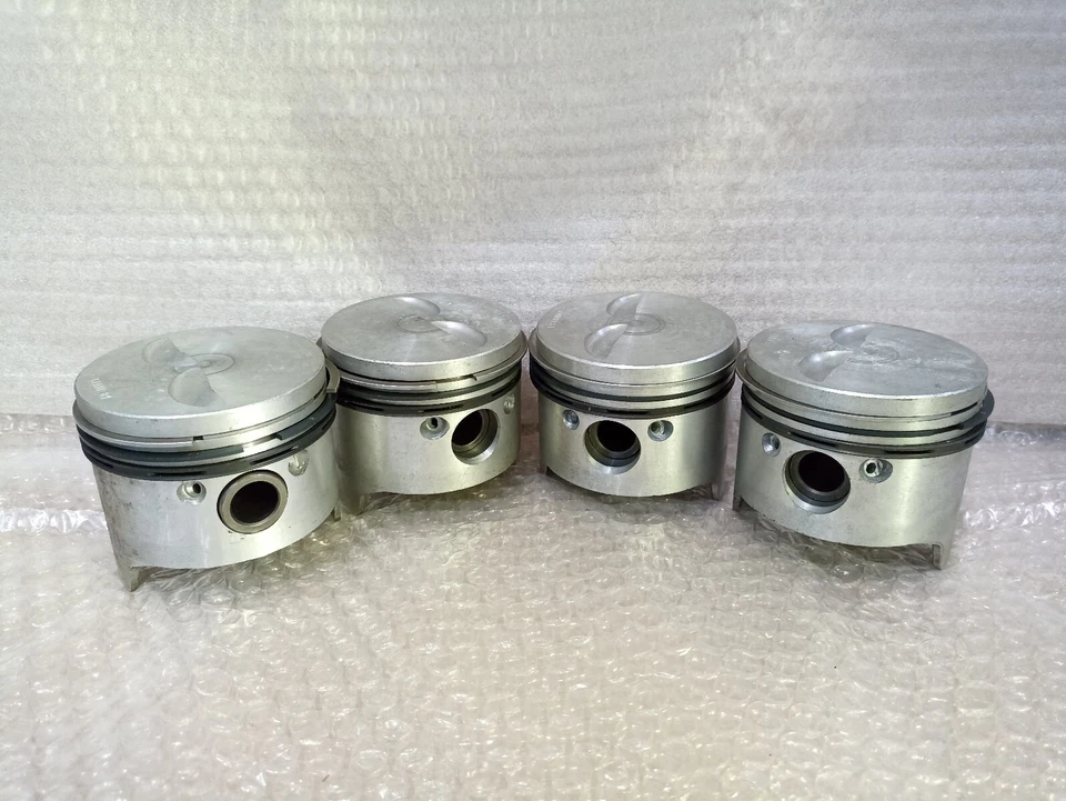 4 Pc Fiat 128 Special 129 Coupe 1100 Piston Ring Kit Set Size 81 NOS - image 3 of 4