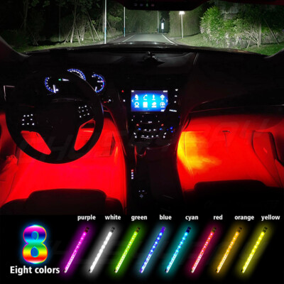 RGB LED Interior Light Kit For Cars - Under Dash, Footwell, Seats With Remote 14 thumbnail image