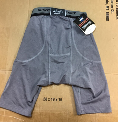 Intensity Athletics Womens Slider Shorts Medium Gray | eBay