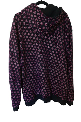 Shane Dawson X Jeffree Star Pink PIG All Over Print Black Hoodie Size 4XL - Picture 2 of 8