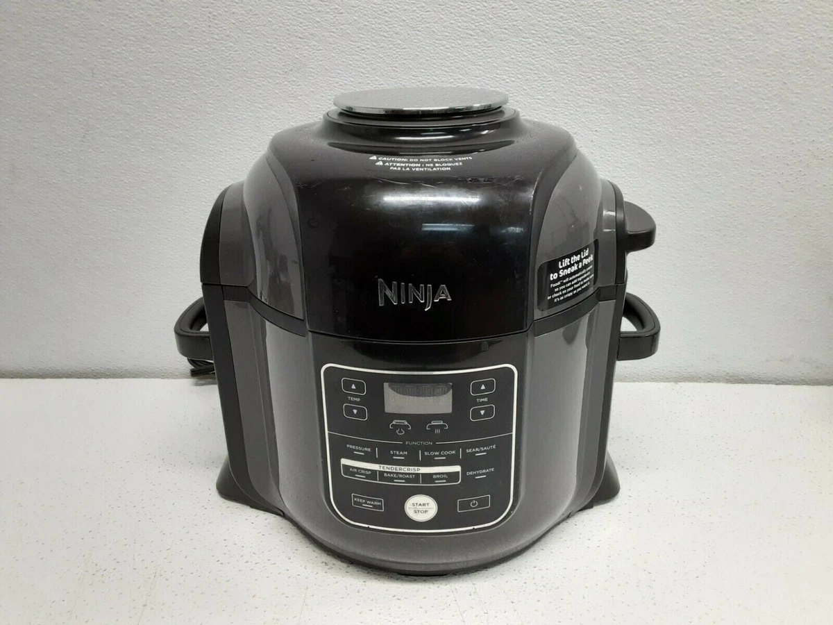  Ninja OP401 8-Qt. Foodi All-in-One Multi-Cooker, 8-Quart,  Black/Gray: Home & Kitchen