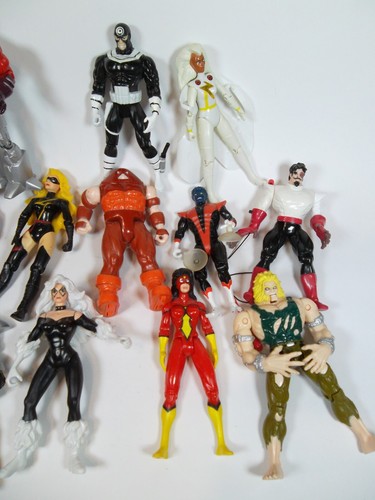 Retro 1990s Marvel Toy Biz Marvel Action Figure Lot of 14 - Picture 3 of 3