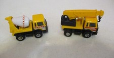 Buddy L-Crane Truck-Cement Mixer-1989-2 1/2""Tall-3 1/2" Long-Vintage-As Shown