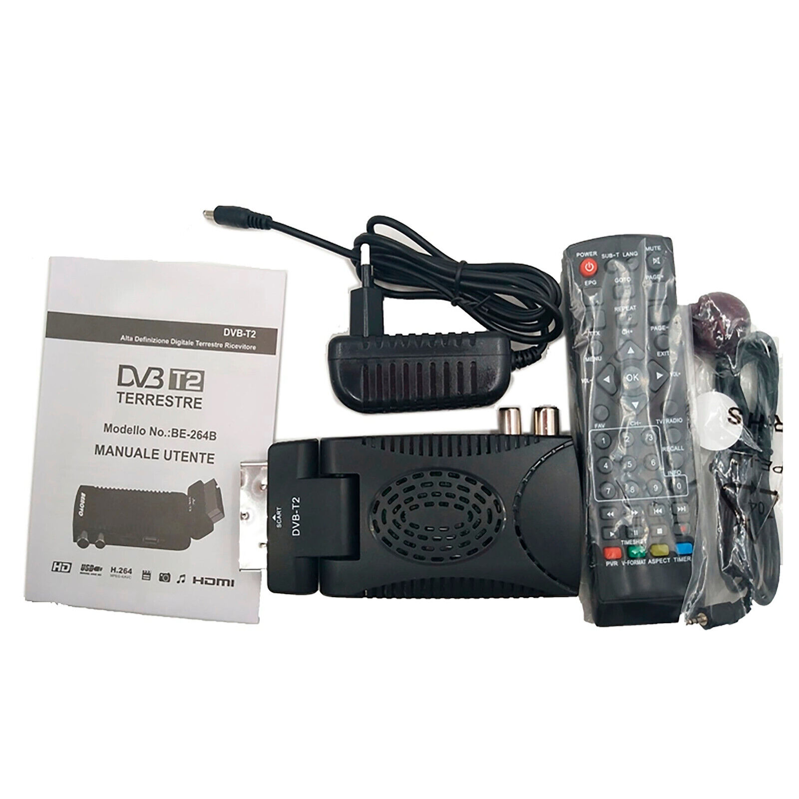 Klack Receptor TDT Klack RICD1230 Sintonizador DVB-T2, USB GRABADOR, HDMI,  EUROCONECTOR