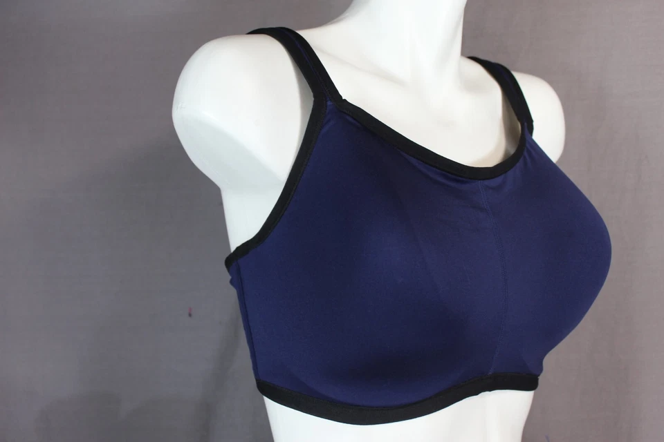 Natori 731050 Underwire Lined Convertible straps Sports Bra size 38D navy - Image 3 of 4