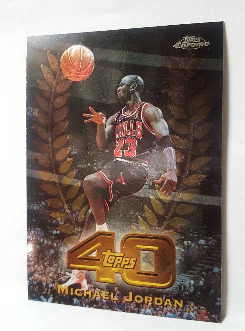その他 PSA8 Topps Chrome 139 Michael Jordan 1996 Topps Michael Jordan Basketball Card #139 Psa Gem Mint