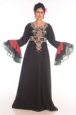 Sale !! dubai moroccan islamic kaftan beach fancy modern floor length bell