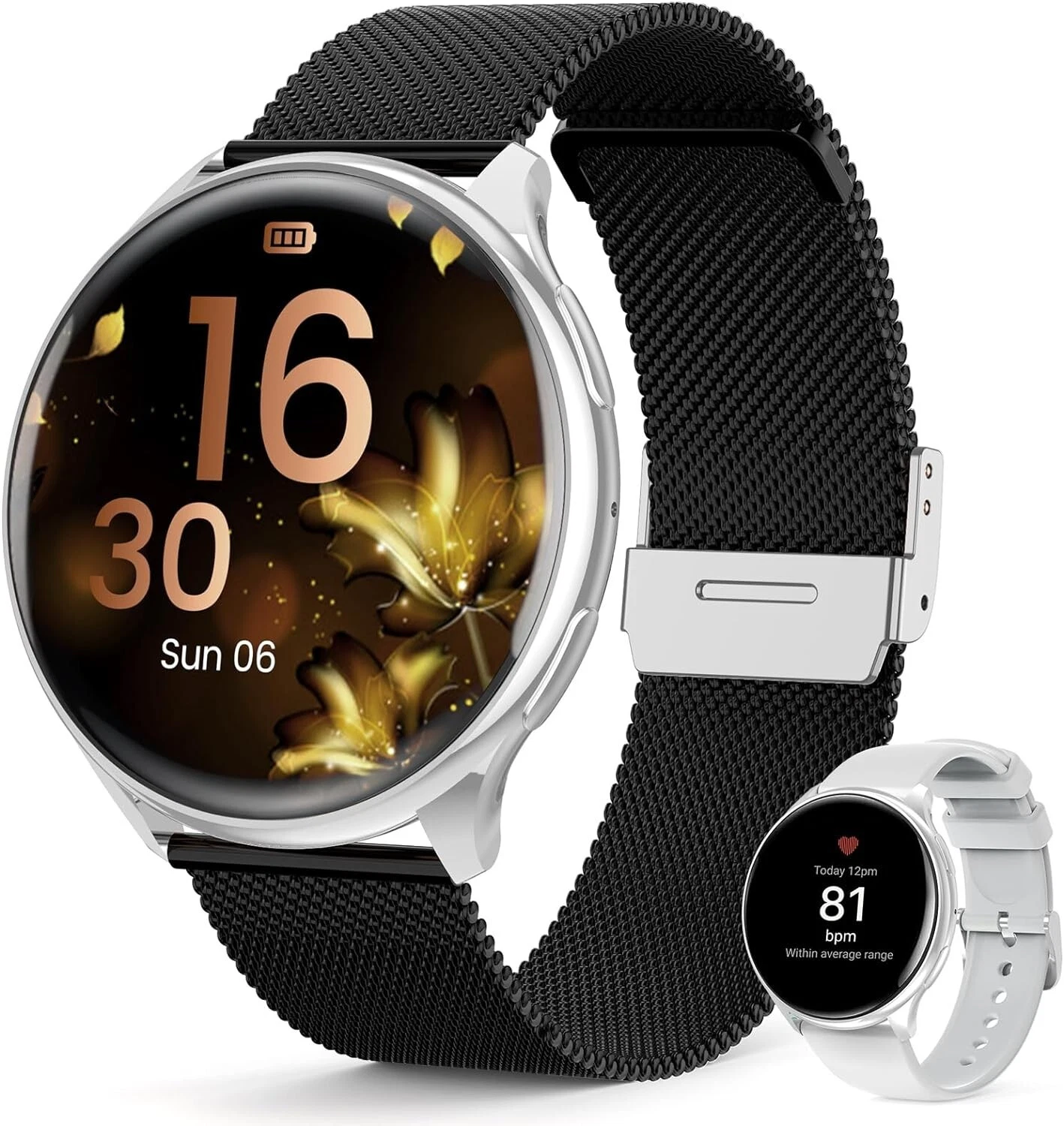 Smartwatch Women's Phone Function Wristwatch Sport Watch for iPhone Samsung Huawei