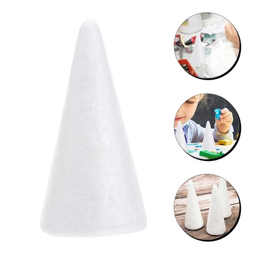 24 Pcs Christmas Tree Craft Christmas Decorations Diy Foam Cones Crafts