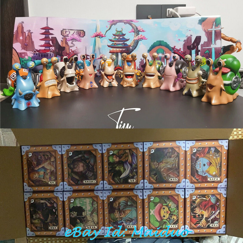 TOP studio Den Den Mushi Statue Resin One Piece Staw hat Pirates