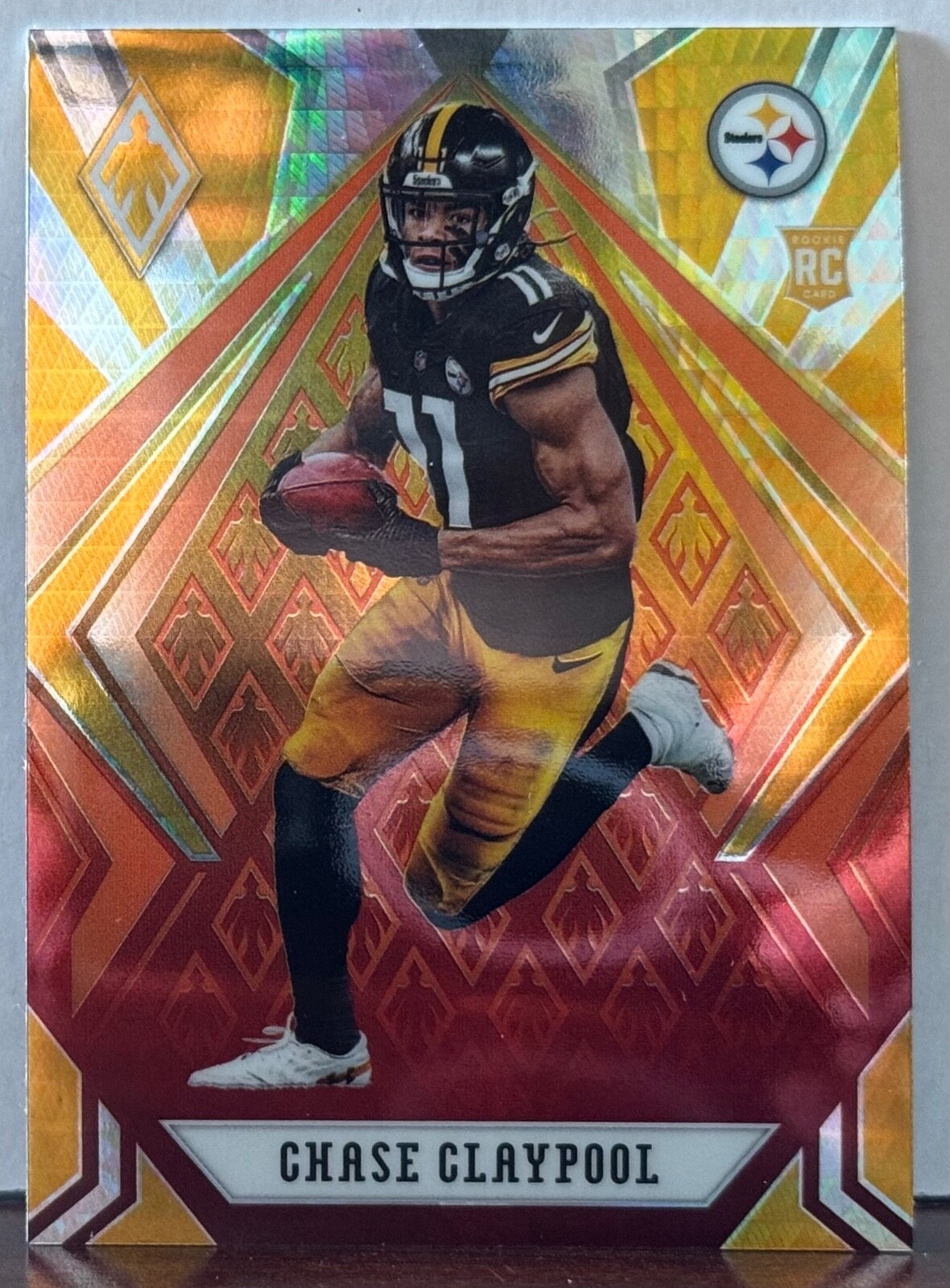 2020 Panini Phoenix FIRE BURST RC Rookie #126 Chase Claypool    F8