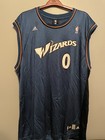 NBA Adidas Medium Washington Wizards Jersey #0 Arenas Blue NBA Authentic (A187)
