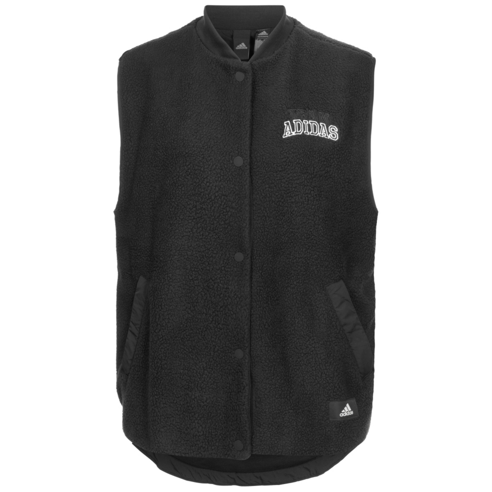 женский флисовый жилет adidas Sherpa, черный