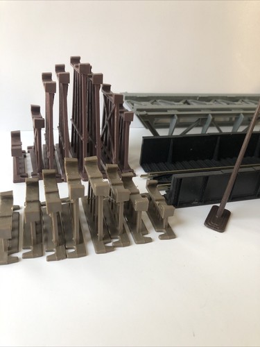 Atlas Plate Girder Bridge scala HO, ponte, cavalletti e altro, modellismo ferroviario - Foto 4 di 20