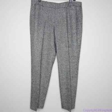 Classiques Entier gray tweed trouser pants women's size 12