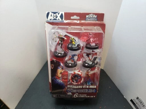Heroclix AvX: Avengers vs X-Men set 6-figure Avengers Starter Set SEALED! - Image 2 of 3