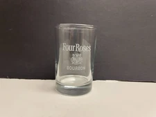 Four Roses Bourbon Whiskey Etched Taster Glass