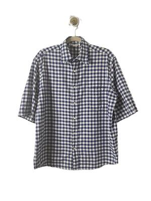 Acne Studios Shirt Mens Size 44/XL Blue Button Up Short