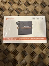 Neoteck 192kHz DAC Converter With Volume Control NTK056c New Open Box