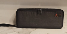 VTG STARITE Black Cassette Tape Holder Travel Carrying Case - Holds 15 Tapes