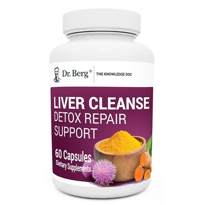 Dr. Berg Liver Cleanse Detox Support Supplement - Proprietary Blend of Milk T...