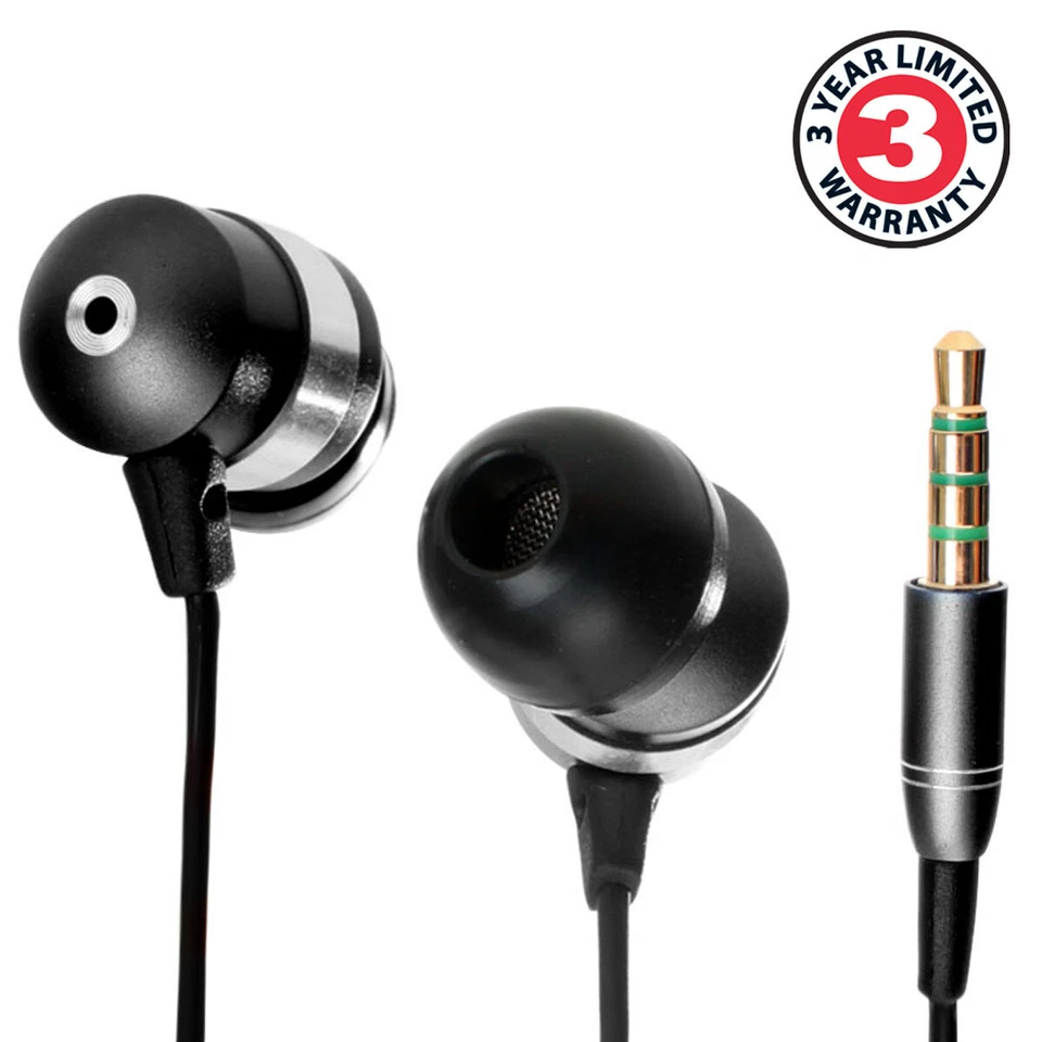 GOgroove AudiOHM HF Noise Isolating Earphone Headset with Built-in Microphone - Image 2 of 4